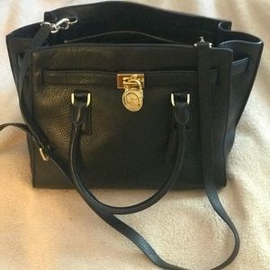 Michael Kors Hamilton Traveler Lge Leather Satchel